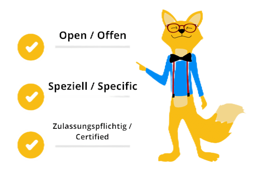 Der Smart Home Fox Experte zeigt die drei Kategorien “Offen, Speziell und Zulassungspflichtig” für Drohnen.